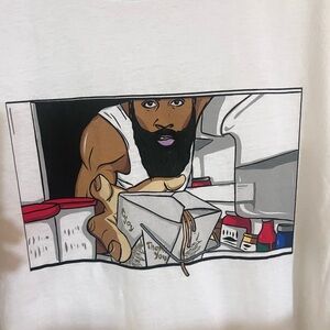 adidas x James Harden Graphic White T-Shirt 2XL